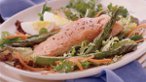Salmon and Asparagus Salad with Maple Dijon Mustard