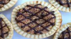 Chocolate Drizzled Hazelnut Maple Tarts