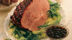 Maple Glazed Ham With Raisin Sauce