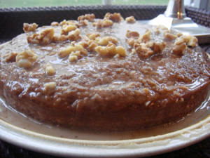 Maple Walnut Date Cake with Luscious Glaze Maple Walnut Date Cake with Luscious Glaze