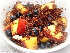 Peach and Blueberry Breakfast Quinoa Peach and Blueberry Breakfast Quinoa