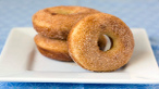 Maple Cinnamon Sugar Donuts