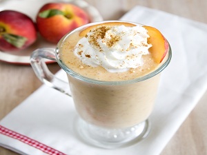 Vegan Peach Cobbler Milkshake Vegan Peach Cobbler Milkshake