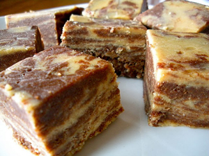 Vegan Peanut Butter Chocolate Marble Fudge Vegan Peanut Butter Chocolate Marble Fudge